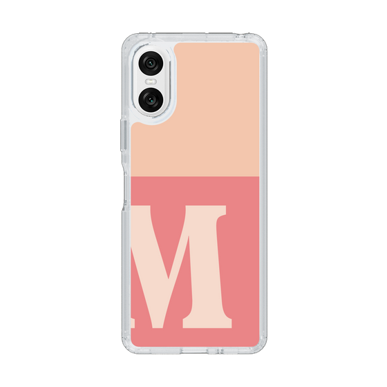 Slim Protection Case［ Original - initial two tone - M pink ］