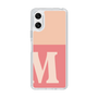 Slim Protection Case［ Original - initial two tone - M pink ］