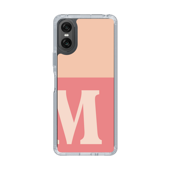 Slim Protection Case［ Original - initial two tone - M pink ］