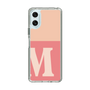 Slim Protection Case［ Original - initial two tone - M pink ］
