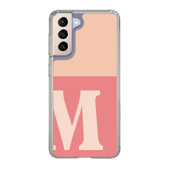 Slim Protection Case［ Original - initial two tone - M pink ］