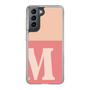 Slim Protection Case［ Original - initial two tone - M pink ］
