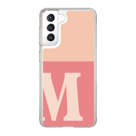 Slim Protection Case［ Original - initial two tone - M pink ］