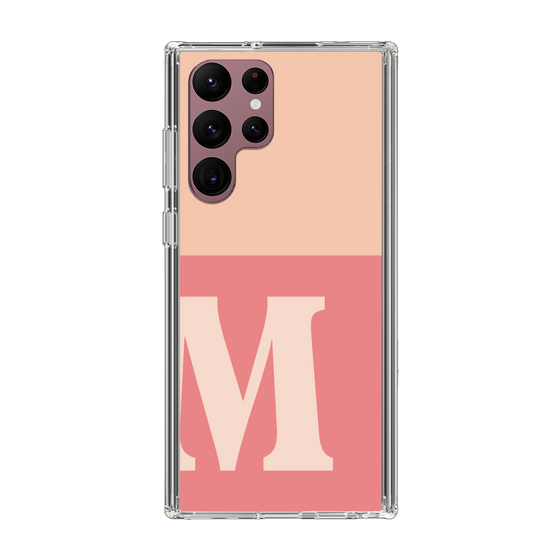 Slim Protection Case［ Original - initial two tone - M pink ］