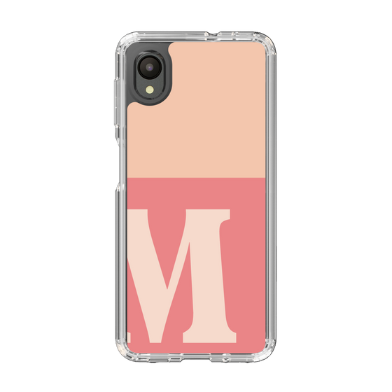 Slim Protection Case［ Original - initial two tone - M pink ］