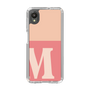 Slim Protection Case［ Original - initial two tone - M pink ］