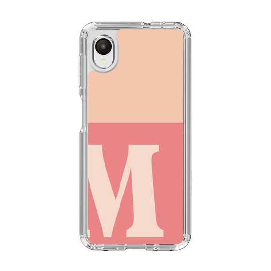 Slim Protection Case［ Original - initial two tone - M pink ］