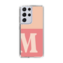 Slim Protection Case［ Original - initial two tone - M pink ］