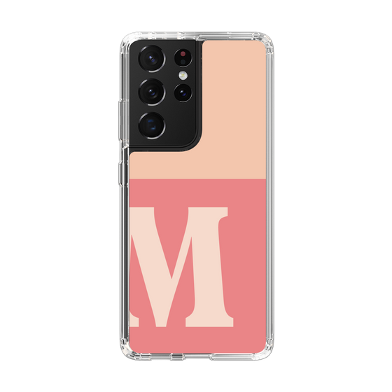 Slim Protection Case［ Original - initial two tone - M pink ］