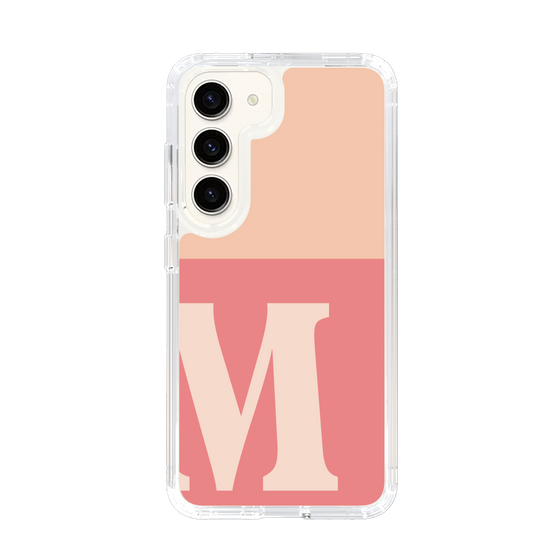 Slim Protection Case［ Original - initial two tone - M pink ］