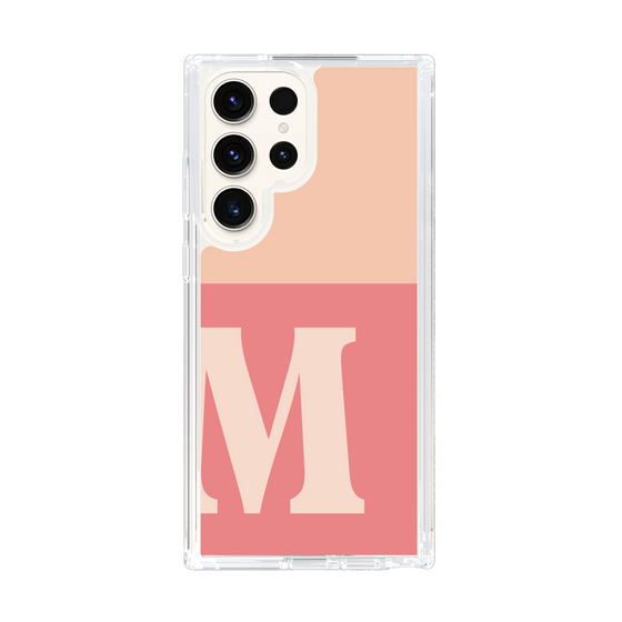 Slim Protection Case［ Original - initial two tone - M pink ］
