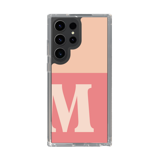Slim Protection Case［ Original - initial two tone - M pink ］