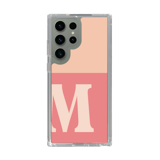 Slim Protection Case［ Original - initial two tone - M pink ］