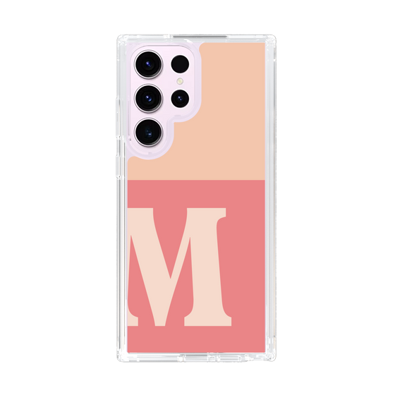 Slim Protection Case［ Original - initial two tone - M pink ］