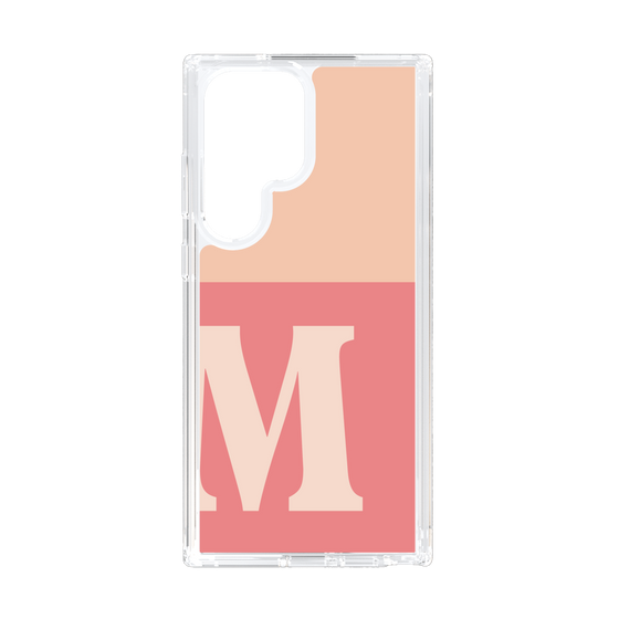 Slim Protection Case［ Original - initial two tone - M pink ］