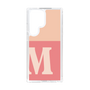 Slim Protection Case［ Original - initial two tone - M pink ］