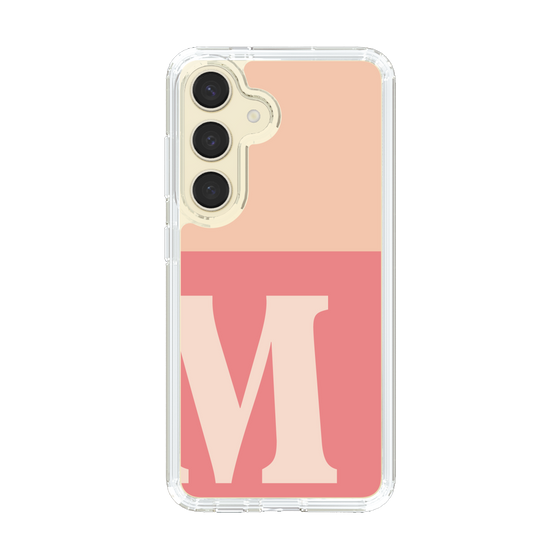 Slim Protection Case［ Original - initial two tone - M pink ］