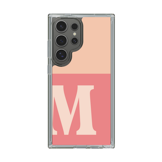 Slim Protection Case［ Original - initial two tone - M pink ］