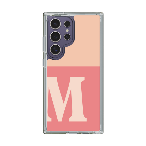 Slim Protection Case［ Original - initial two tone - M pink ］