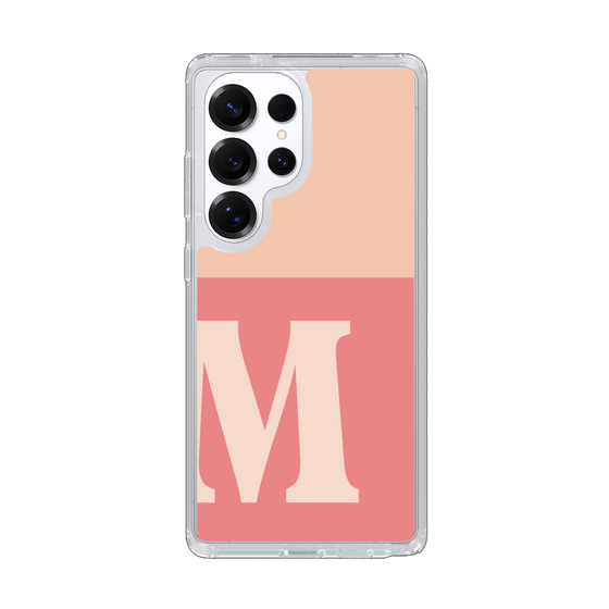 Slim Protection Case［ Original - initial two tone - M pink ］