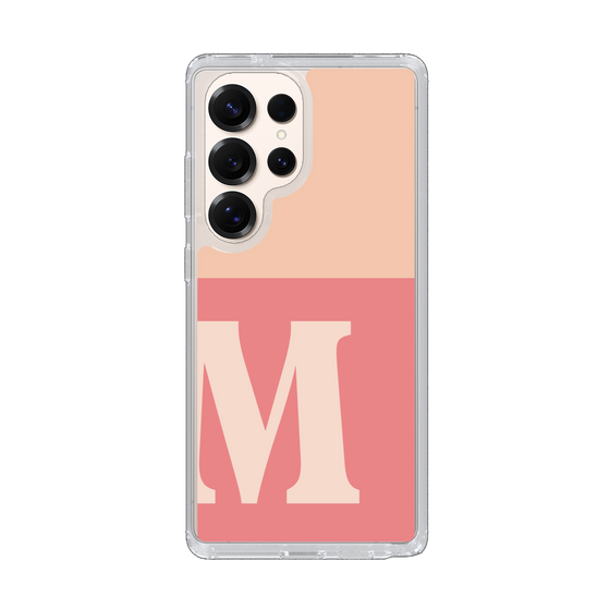 Slim Protection Case［ Original - initial two tone - M pink ］
