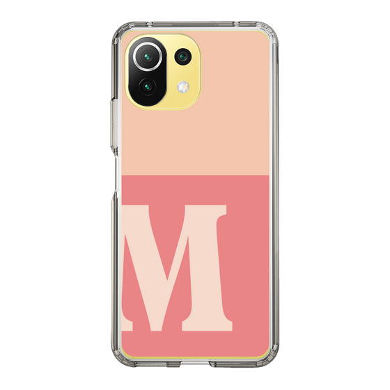 Slim Protection Case［ Original - initial two tone - M pink ］