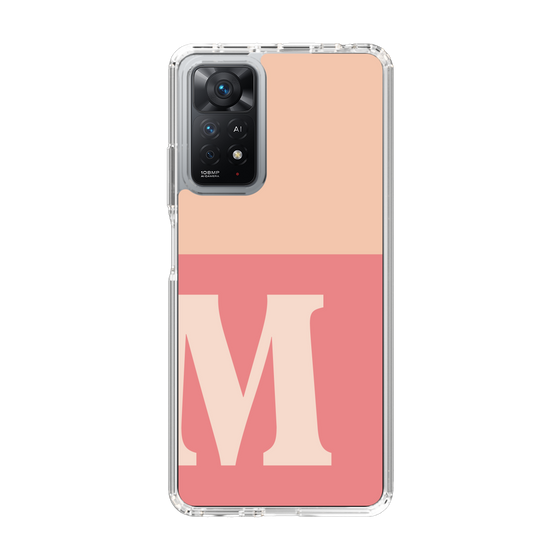 Slim Protection Case［ Original - initial two tone - M pink ］