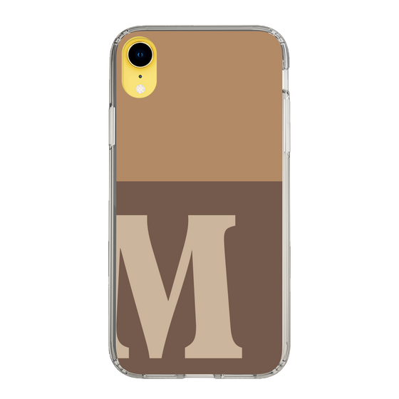 Slim Protection Case［ Original - initial two tone - M brown ］