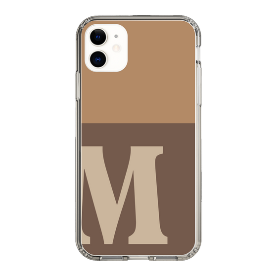 Slim Protection Case［ Original - initial two tone - M brown ］