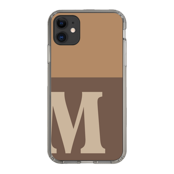 Slim Protection Case［ Original - initial two tone - M brown ］
