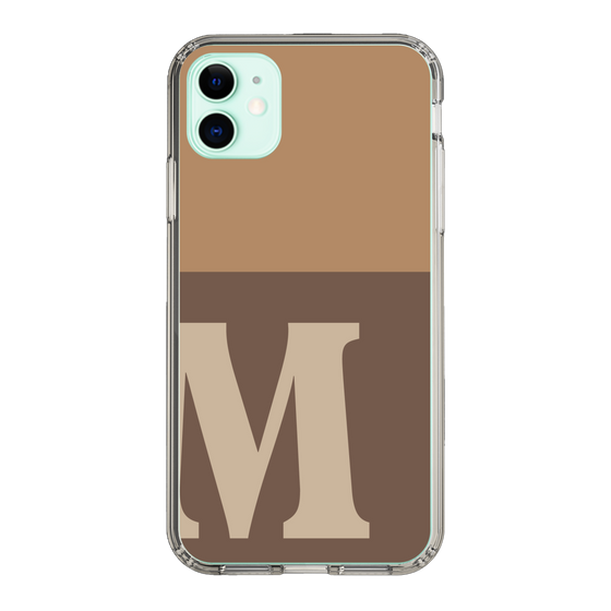 Slim Protection Case［ Original - initial two tone - M brown ］