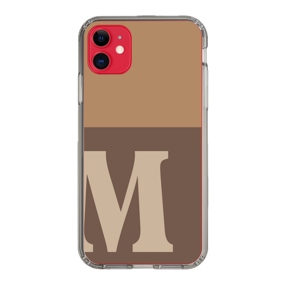 Slim Protection Case［ Original - initial two tone - M brown ］