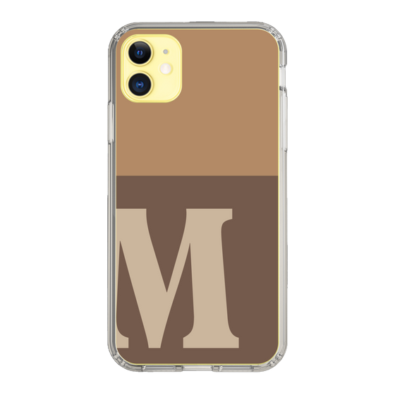 Slim Protection Case［ Original - initial two tone - M brown ］