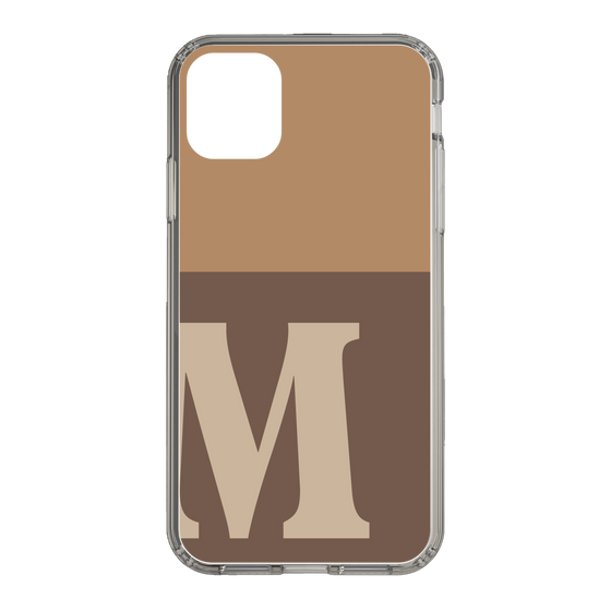 Slim Protection Case［ Original - initial two tone - M brown ］