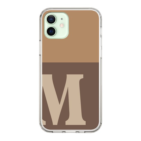 Slim Protection Case［ Original - initial two tone - M brown ］