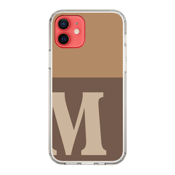 Slim Protection Case［ Original - initial two tone - M brown ］