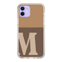 Slim Protection Case［ Original - initial two tone - M brown ］