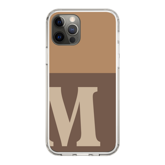 Slim Protection Case［ Original - initial two tone - M brown ］