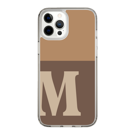 Slim Protection Case［ Original - initial two tone - M brown ］