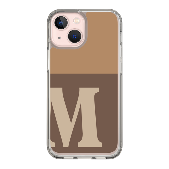 Slim Protection Case［ Original - initial two tone - M brown ］