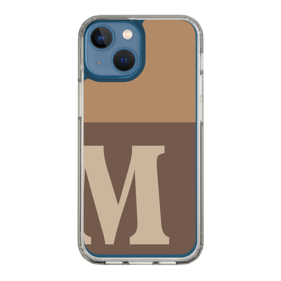 Slim Protection Case［ Original - initial two tone - M brown ］