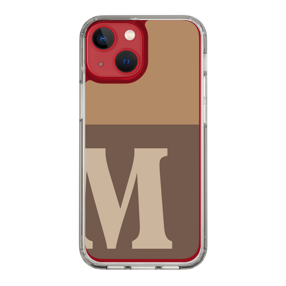 Slim Protection Case［ Original - initial two tone - M brown ］