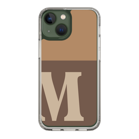 Slim Protection Case［ Original - initial two tone - M brown ］