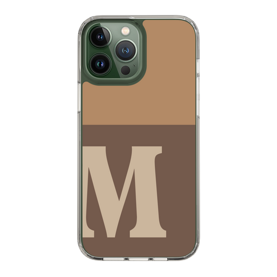 Slim Protection Case［ Original - initial two tone - M brown ］