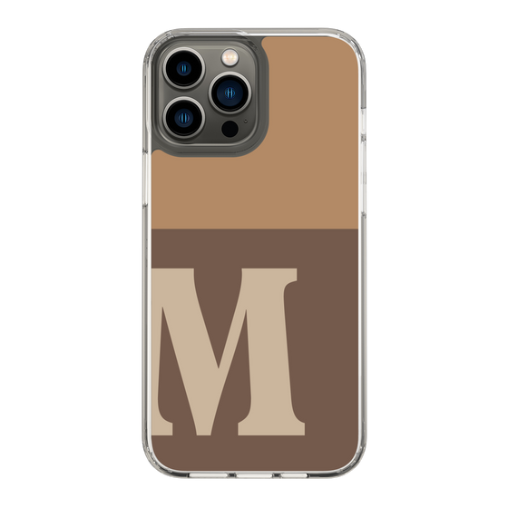 Slim Protection Case［ Original - initial two tone - M brown ］