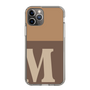 Slim Protection Case［ Original - initial two tone - M brown ］