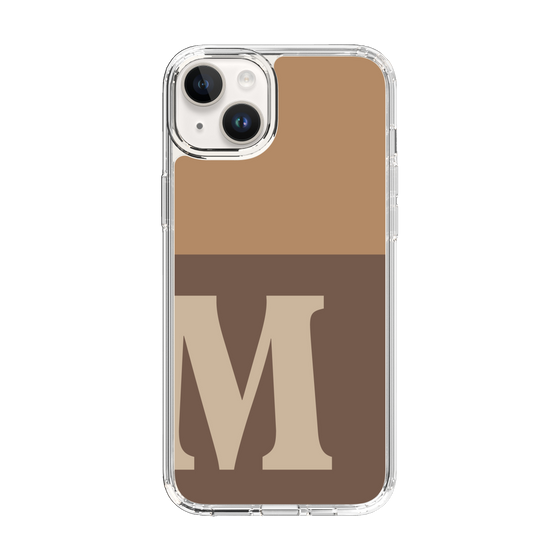 Slim Protection Case［ Original - initial two tone - M brown ］