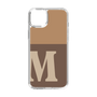 Slim Protection Case［ Original - initial two tone - M brown ］