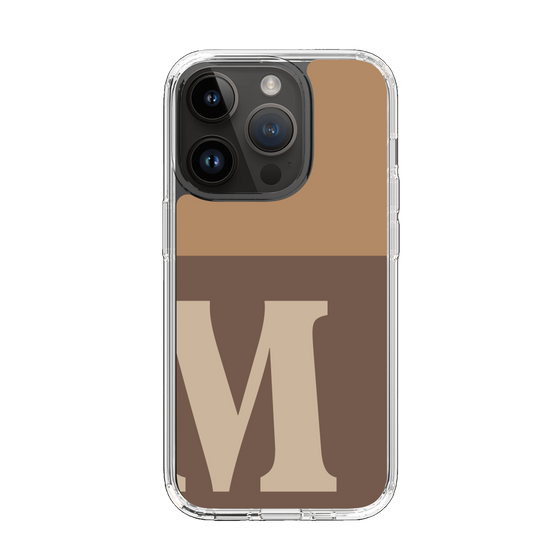 Slim Protection Case［ Original - initial two tone - M brown ］