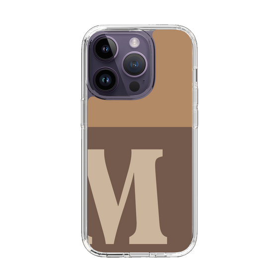 Slim Protection Case［ Original - initial two tone - M brown ］